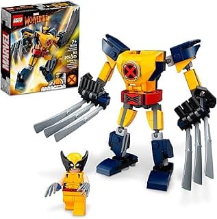 Marvel Wolverine Mech Armor 76202 Building Kit; Collectible Mech and Minifigure for Wolverine Fans Aged 7+ (141 Pieces) LEGO Set #76202 Discount Deal - Save 11.1% OFF