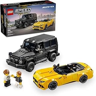 Speed Champions Mercedes-AMG G 63 & Mercedes-AMG SL 63 Building Toys - Kids Pretend Play Toy Cars for Boys & Girls, Ages 10+ Years - Gifts for Christmas - 76924 LEGO Set #76924 Discount Deal - Save 44.4% OFF