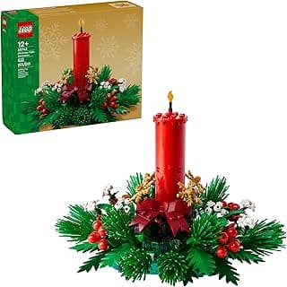 Christmas Table Decoration Building Toy for Kids - Brick-Built Holiday Centerpiece & Festive Room Decor - Christmas Craft for Girls & Boys, Ages 12+ - Gift Idea for Families - 40743 LEGO Set #40743 Discount Deal - Save 37.5% OFF
