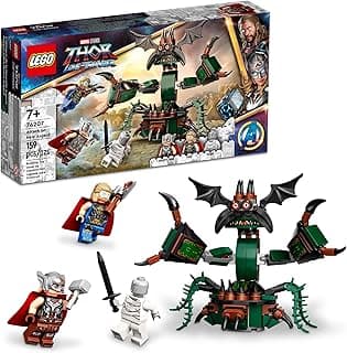 Marvel Attack on New Asgard, Thor Buildable Toy 76207 with Hammer, Stormbreaker and Monster Figure, Love and Thunder Movie Set LEGO Set #76207 Discount Deal - Save 12.8% OFF