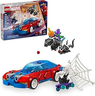 Marvel Spider-Man Race Car & Venom Green Goblin, Marvel Building Toy for Kids with Ghost-Spider Minifigure and Buildable Race Car Toy, Spider-Man Gift for Boys and Girls Ages 7 and Up, 76279 LEGO Set #76279 Discount Deal - Save 15.0% OFF